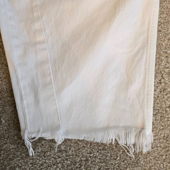 Citizens of Humanity Women's Horseshoe Barrel Leg Jeans Size 30 White Button Fly - Picture 10 of 12